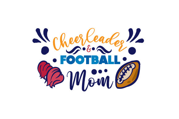 Cheerleader Football Mom: A Practical Design Asset for Crafts & Sports Sellers