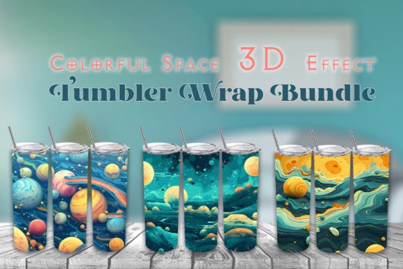 Colorful Space 3D Tumbler Wrap Review for Real Embroidery Projects