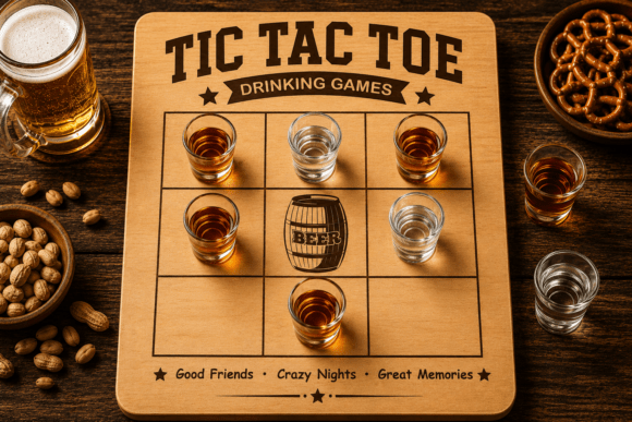 Playful Laser Cut SVG for Board Game-Inspired Branding