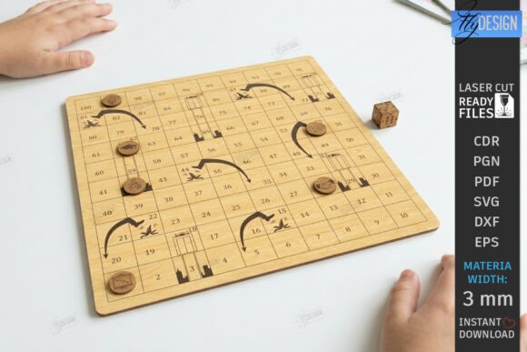 Vintage Laser Cut Board Game Design for Modern Marketing Campaigns